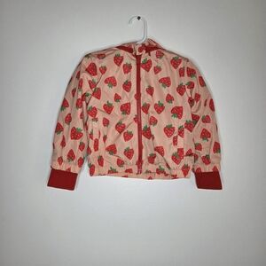 Stella McCartney Kids Strawberry Pattern Raincoat